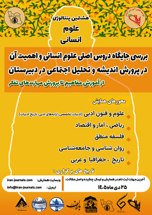 بررسی جایگاه دروس اصلی علوم انسانی و اهمیت آن در پرورش اندیشه و تحلیل اجتماعی در دبیرستان، از آموزش مفاهیم تا پرورش مهارت های تفکر